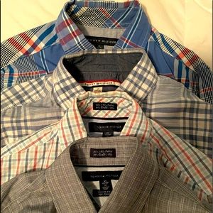 4 Tommy Hilfiger Dress Shirts